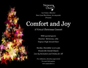 Poster for Christmas concert